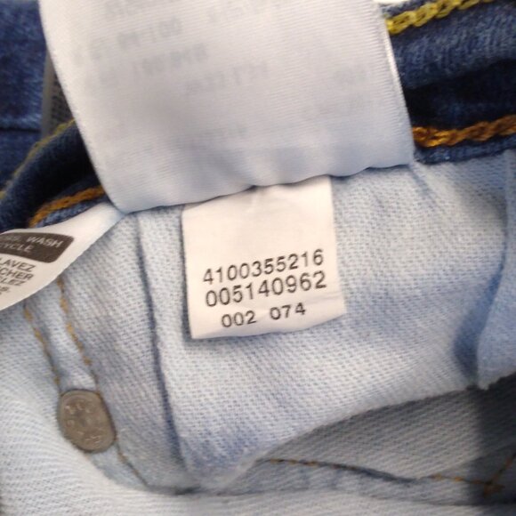 Levi's 514 Straight Fit Men's Jeans Tag: W33 L34 (Actual W32 L32) Blue Denim - Picture 8 of 9